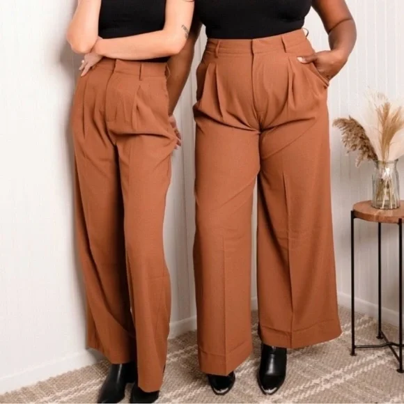 Jason Wu Women’s Essential Pants Trousers Brown Size Medium